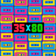 Logo de Radio 35x80 - Back to the 80s