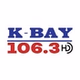 K-BAY 106.3 - WKBX logo