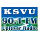 KSVU 90.1 FM Upriver Radio logo