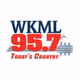 Logo de WKML 95.7 - WKML
