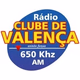 Logo de Rádio Clube de Valença 650 AM