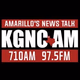 Logo de News Talk 710AM & 97.5FM - KGNC