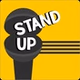 100FM רדיוס - Stand-up logo