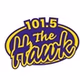 101.5 The Hawk - CIGO-FM logo