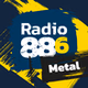 Radio 886 - METAL logo
