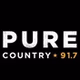 Pure Country 91.7 - CICS-FM logo