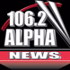 Alpha News 106.2 logo