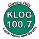 Classic Hits 100.7 - KLOG logo