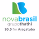 NovaBrasil FM Araçatuba logo