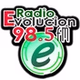 Radio Evolución 98.5 FM logo