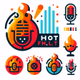 Logo de Hot FM