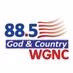 God & Country - WGNC logo