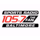 Logo de 105.7 The Fan - WJZ-FM