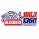 Talk Radio 106.3/1360 - KKBJ logo