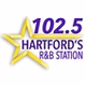 102.5 Hartford's R&B Station - WBOM logo