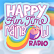 Dash Radio - Happy Fun Time Rainbow Radio - Happy Hits logo