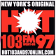Logo de NY's Original HOT 103 & 97