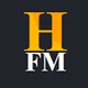HuzzahFM (HFM) logo