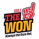 102.1 The Won - KOSP logo