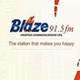 Blaze 91.5 FM logo