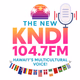Logo de KNDI 104.7 FM - KNDI