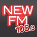NEWFM 105.3 logo
