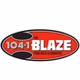 104-1 The Blaze - KIBZ logo