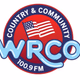Logo de WRCO FM 100.9 - WRCO-FM