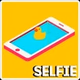 100FM רדיוס - Selfie logo