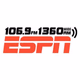 Logo de ESPN Radio 1360 AM - WHBG