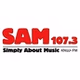 SAM 107.3 - KNUJ-FM logo