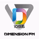 Logo de FM Dimensión 105.3