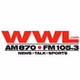 WWL AM 870/FM 105.3 - WWL logo