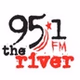 95.1 The River - KEWL-FM logo