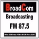 Radio Broadcom FM87.5 logo