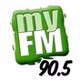 90.5 myFM - CKXM-FM logo