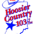 Hoosier Country 103.7 - WHZR logo