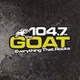 104.7 The GOAT - CFRI-FM logo