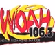 WOAH 106.3 - WOAH logo