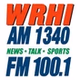 WRHI FM 100.1 - WRHI logo