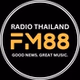 FM 88 Radio Thailand English logo