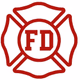Logo de Hampden County, MA Fire