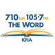 Logo de 710 AM 105.7 FM The Word - KFIA