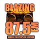 Blazing 87.5 FM logo