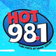 Logo de Hot 98.1 - WDUL
