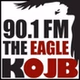 90.1 FM The Eagle - KOJB logo