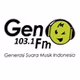 103.1 Gen FM Surabaya logo
