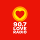 Logo de 90.7 Love Radio Manila - DZMB