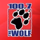 100.7 The Wolf - KKWF logo