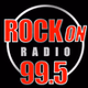 ROCK-ON RADIO 99.5 logo